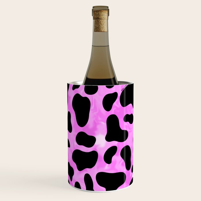 Purple Cow Print Wine Chiller Gallery Image 1