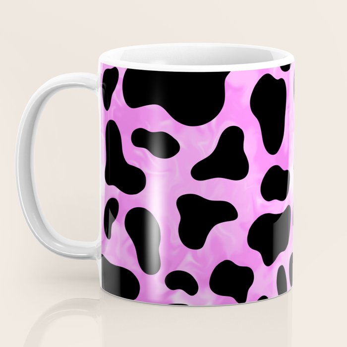 Purple Cow Print Coffee Mug Gallery Image 3