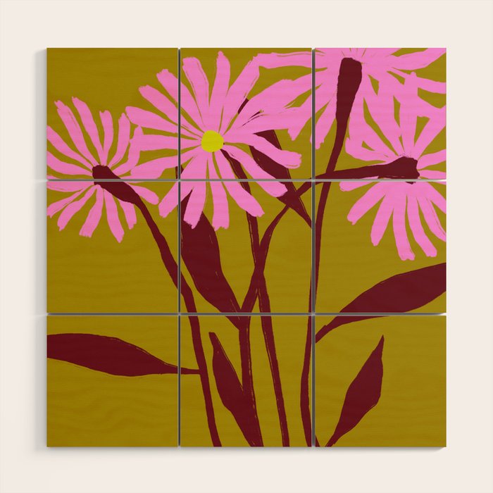 Coneflower Wood Wall Art Gallery Image 1