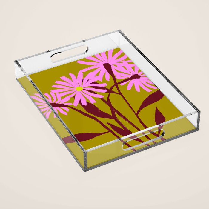 Coneflower Acrylic Tray Gallery Image 1