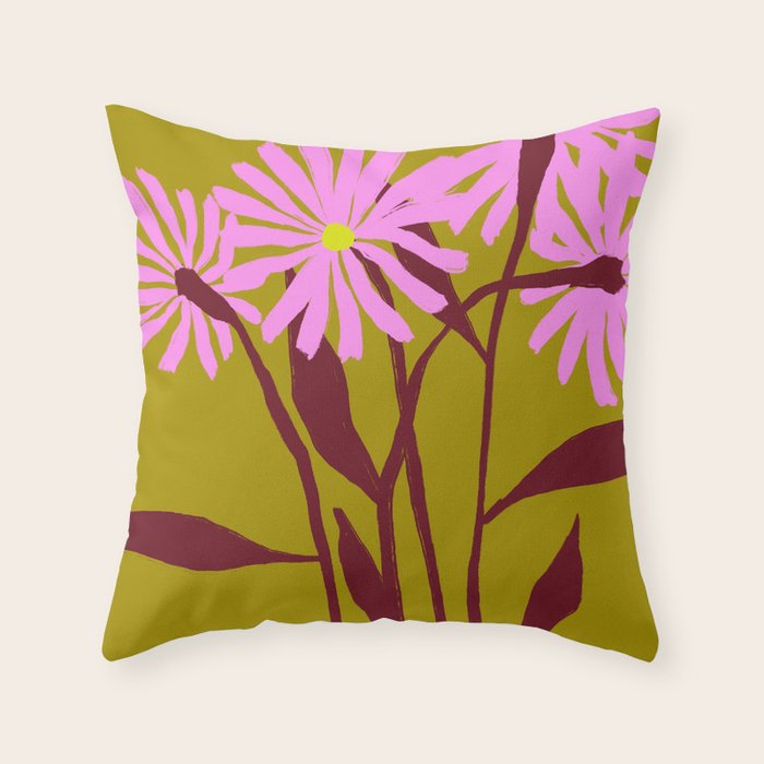 Coneflower Throw Pillow Gallery Image 6