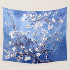 Vincent Van Gogh Almond BlossomS Blue Wall Tapestry Gallery Image 4