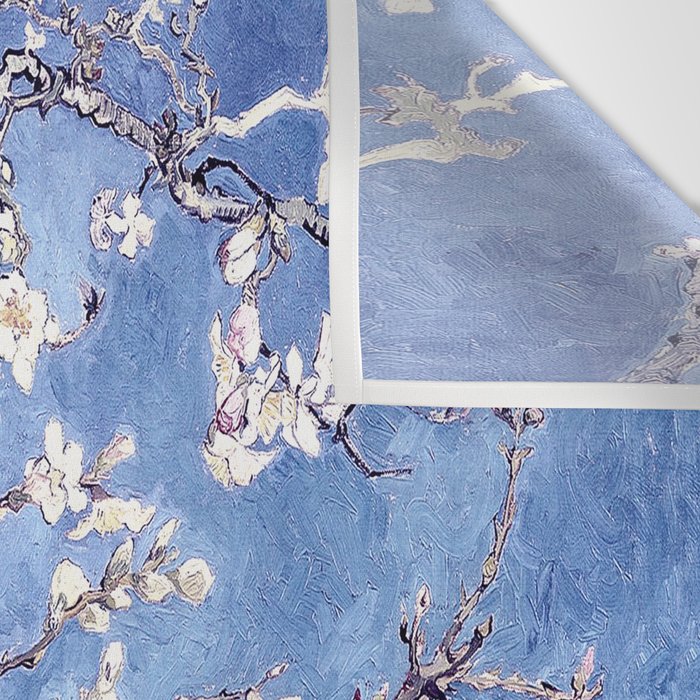 Vincent Van Gogh Almond BlossomS Blue Wall Tapestry Gallery Image 3