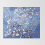 Vincent Van Gogh Almond BlossomS Blue Throw Blanket Gallery Image 2