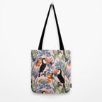 Tucan Garden #pattern #illustration Tote Bag Gallery Image 2