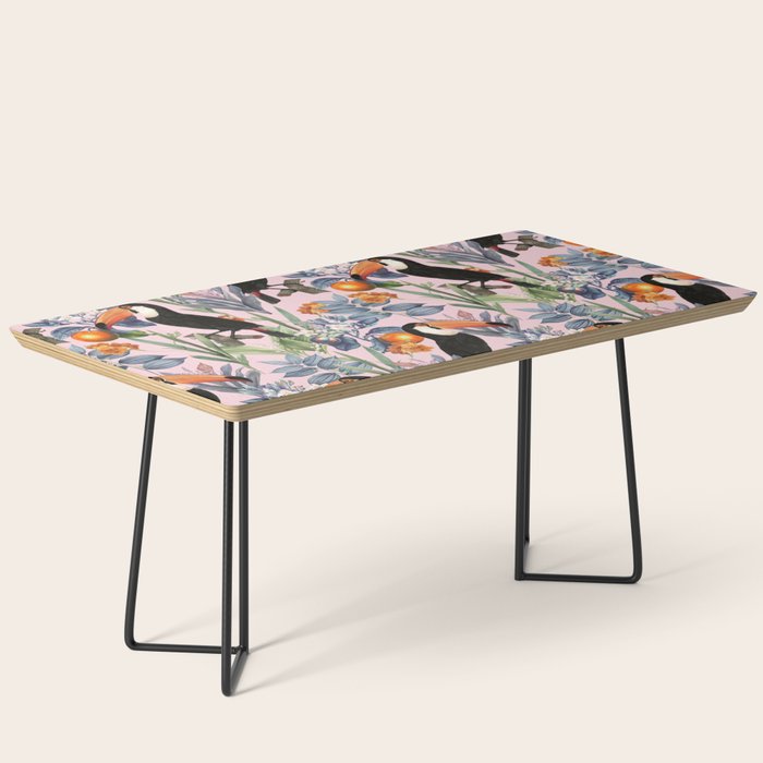 Tucan Garden #pattern #illustration Coffee Table Gallery Image 1