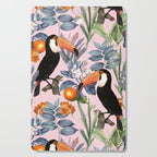 Tucan Garden #pattern #illustration Cutting Board Gallery Image 1