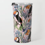 Tucan Garden #pattern #illustration Travel Mug Gallery Image 3