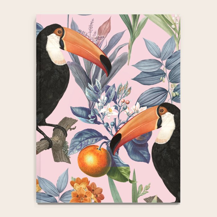 Tucan Garden #pattern #illustration Notebook Gallery Image 4