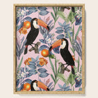 Tucan Garden #pattern #illustration Serving Tray Gallery Image 1
