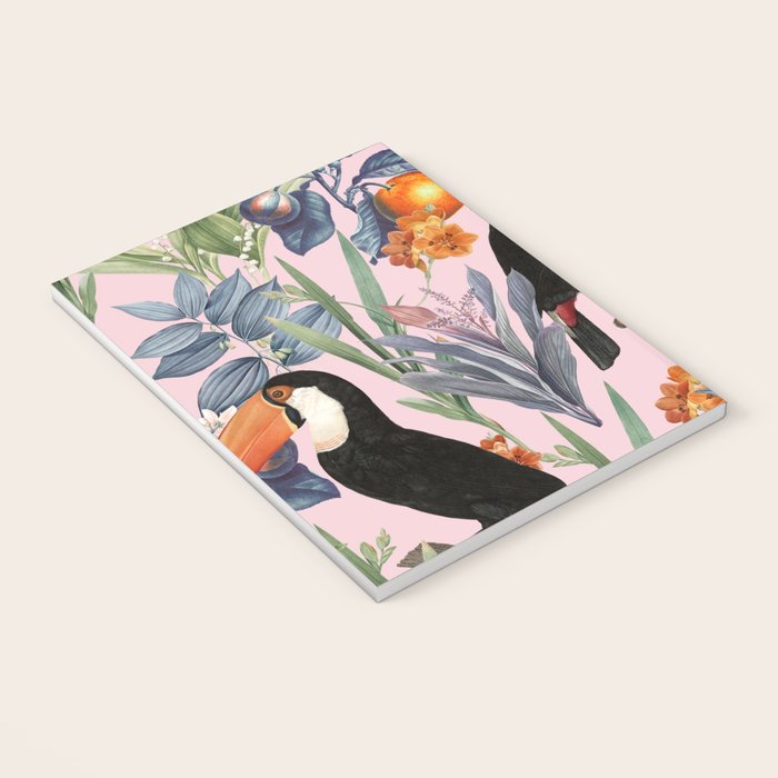 Tucan Garden #pattern #illustration Notebook Gallery Image 3
