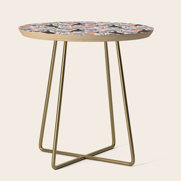Tucan Garden #pattern #illustration Side Table Gallery Image 1