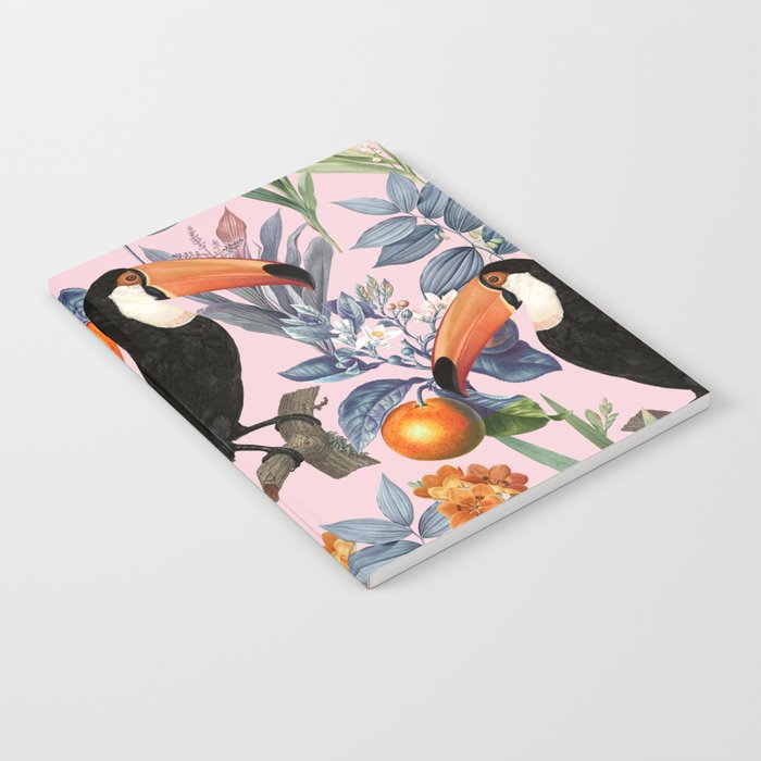 Tucan Garden #pattern #illustration Notebook Gallery Image 1