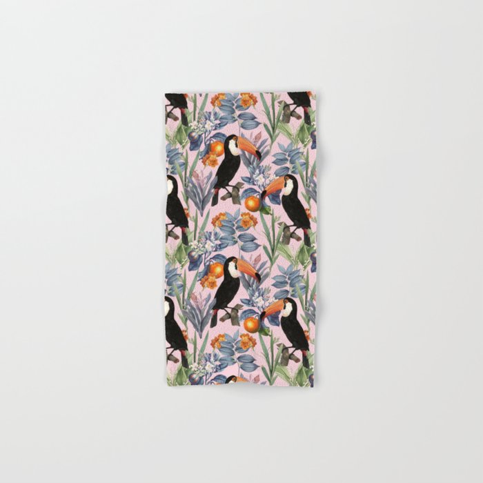 Tucan Garden #pattern #illustration Towels Gallery Image 1
