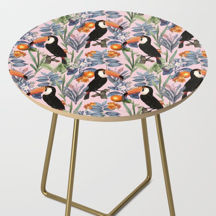 Tucan Garden #pattern #illustration Side Table Gallery Image 2