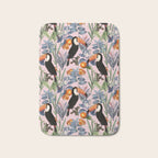 Tucan Garden #pattern #illustration Bath Mat Gallery Image 1