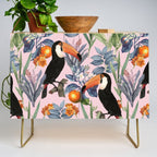 Tucan Garden #pattern #illustration Credenza Gallery Image 1