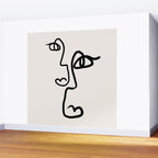 Faces | Black Wall Mural Gallery Image 2