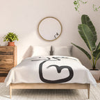 Faces | Black Comforter Gallery Image 3