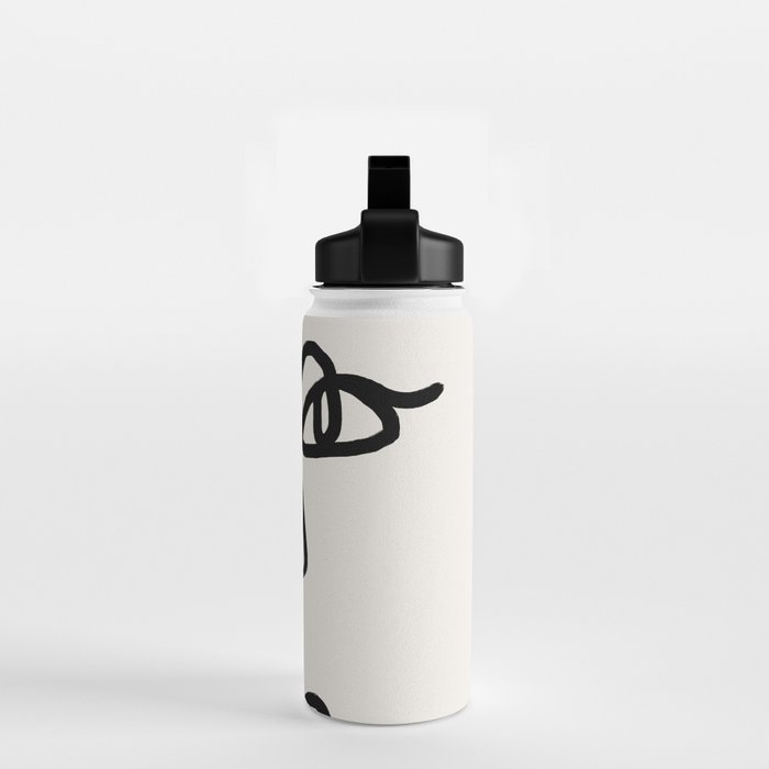 Faces | Black Water Bottle Gallery Image 2
