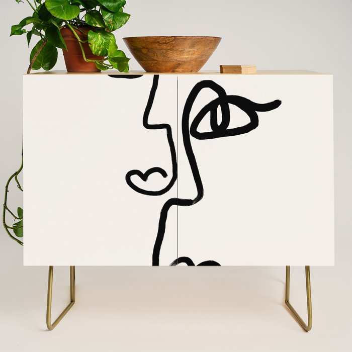 Faces | Black Credenza Gallery Image 1