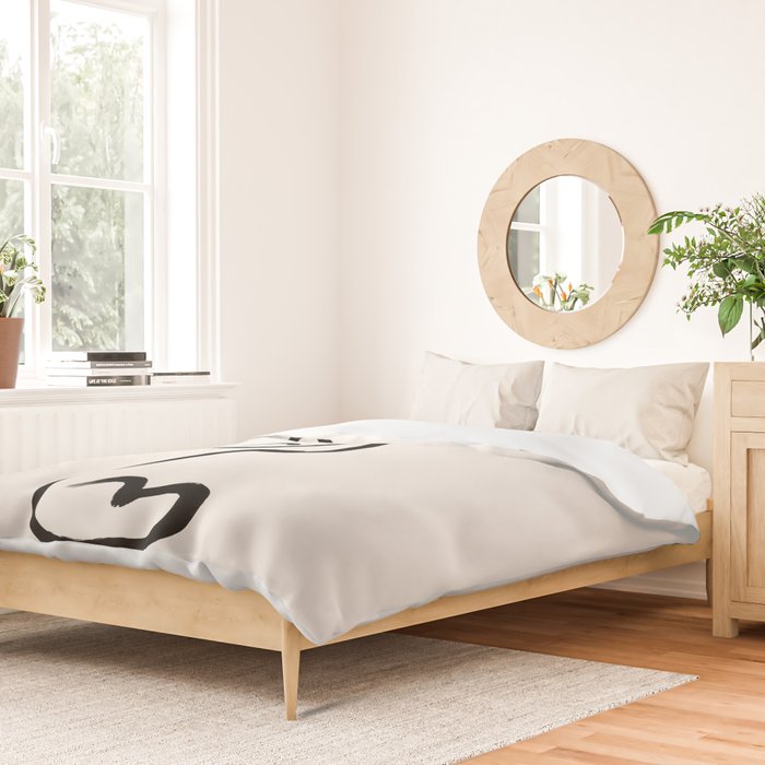 Faces | Black Duvet Cover Gallery Image 2
