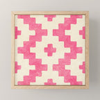 Taos - pink Mini Art Print Gallery Image 1