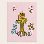 Age of Aquarius zodiac art by surfy birdy Poster Gallery Image 4