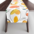 Abstract citrus fruit Table Runner Gallery Image 1