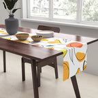 Abstract citrus fruit Table Runner Gallery Image 2