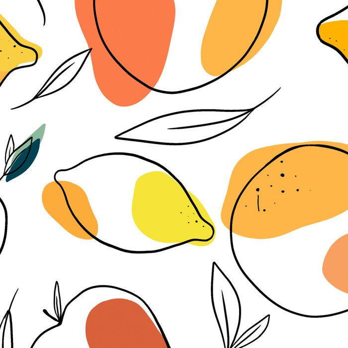Abstract citrus fruit Coffee Mug Gallery Image 2