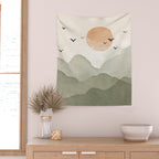 Sunset Migration Wall Tapestry Gallery Image 2