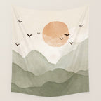 Sunset Migration Wall Tapestry Gallery Image 4