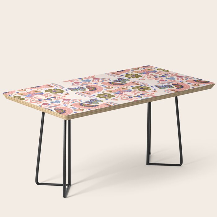 Folk Birds - Vintage Color Coffee Table Gallery Image 1