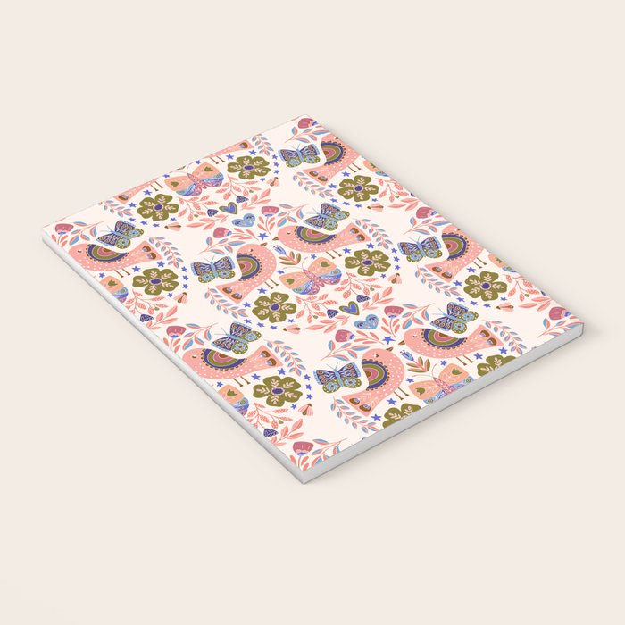Folk Birds - Vintage Color Notebook Gallery Image 3
