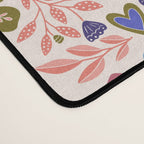 Folk Birds - Vintage Color Desk Mat Gallery Image 4