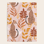 Summer Cheetah Pattern I - Terracotta  Poster Gallery Image 4