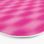 Checkered Blur Hot Pink Blurry Checkered Pattern Bath Mat Gallery Image 3