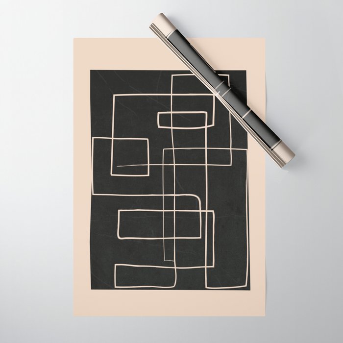 Abstract Minimal Art 30 Wrapping Paper Gallery Image 1