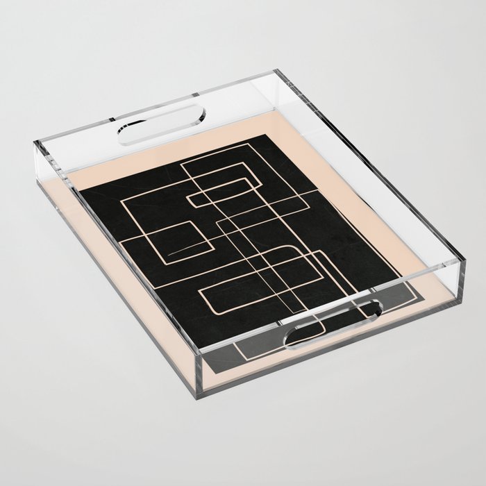 Abstract Minimal Art 30 Acrylic Tray Gallery Image 1