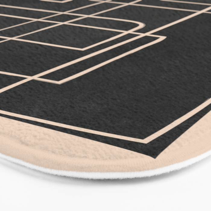 Abstract Minimal Art 30 Bath Mat Gallery Image 3