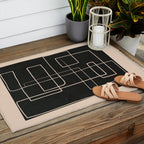 Abstract Minimal Art 30 Outdoor Rug Gallery Image 2