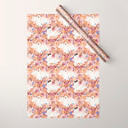 Elegant Swans in Bloom Wrapping Paper Gallery Image 1