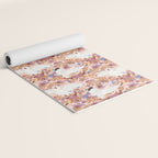 Elegant Swans in Bloom Yoga Mat Gallery Image 2