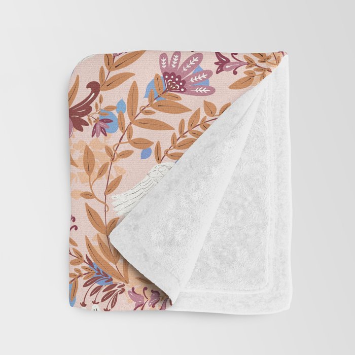 Elegant Swans in Bloom Throw Blanket Gallery Image 3