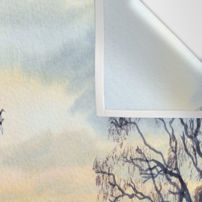 Duck Hunting Season Begins For The Canvasback Wall Tapestry Gallery Image 3