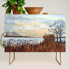 Duck Hunting Season Begins For The Canvasback Credenza Gallery Image 1
