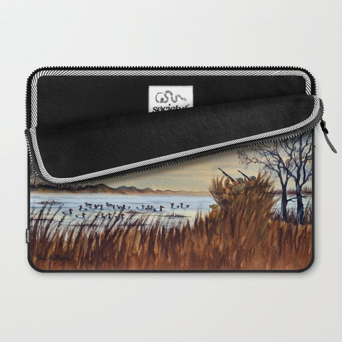 Duck Hunting Season Begins For The Canvasback Laptop Sleeve Gallery Image 2