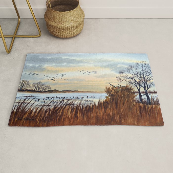 Duck Hunting Season Begins For The Canvasback Rug Gallery Image 1
