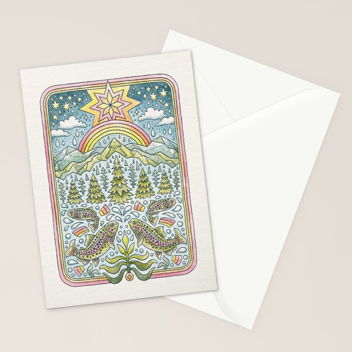 River Rainbows Stationery Card Gallery Image 2